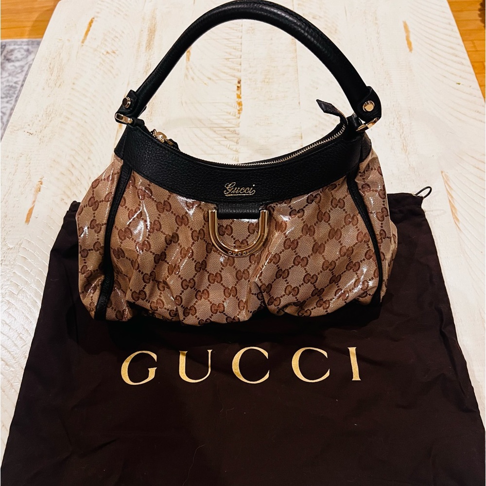 Gucci GG Crystal Abbey D-Ring Bag, excellent condition